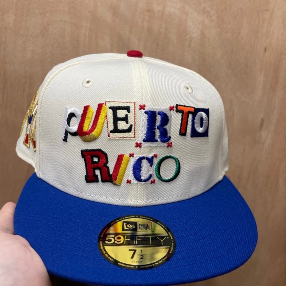 Myfitteds New York Yankees x Puerto Rico ransom note size 7 1/2 new era fitted